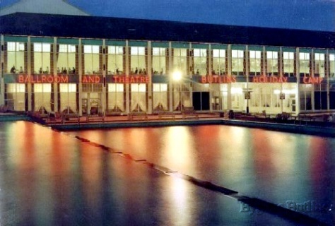 Outdoor Pool at Night 